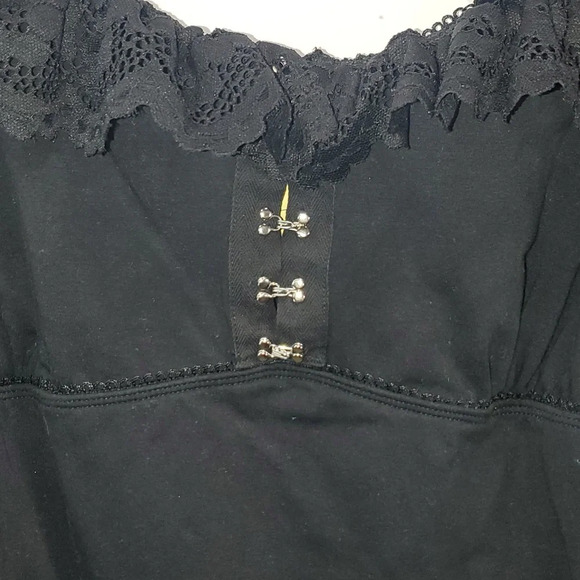 Torrid Curve Black Lace Hook & Eye Bodysuit Size 1 - Picture 4 of 13